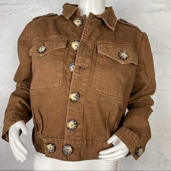 Sale 🍀Free People Eisenhower Denim Jacket - Picture 5 of 7